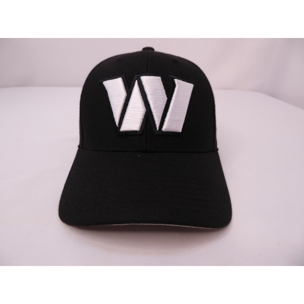 47 Brand Washington Commanders NFL Hat Black White W Logo Adjustable Cap